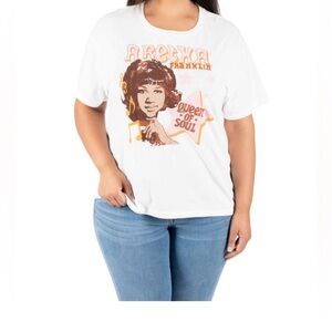 Aretha Franklin Licensed Band Tee Size Medium NWT